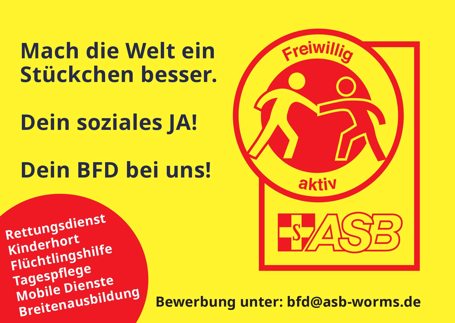 Dein soziales Ja(hr) beim ASB